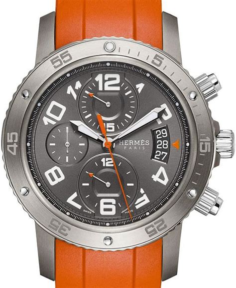 hermes clipper chrono diver watch|hermes clipper chronograph watch prices.